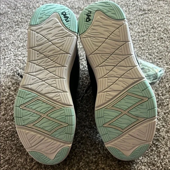 Ryka Black Quilted Boots with Faux Fur - Picture 5 of 10